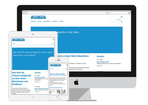 Website Adolf Brodbeck Maschinenbau GmbH + Co. KG, Metzingen