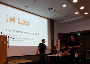 Foto: Weiteres Contao Engagement im Vorstand der Contao Association