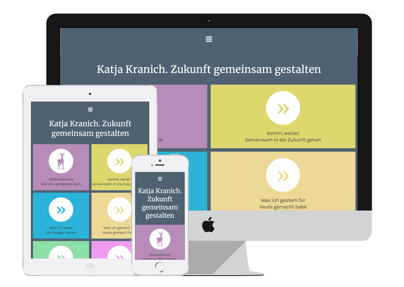 Screenshot Professionelles Website Redesign Professionelles Website Redesign für Coachin in Prozessbegleitung und Coaching